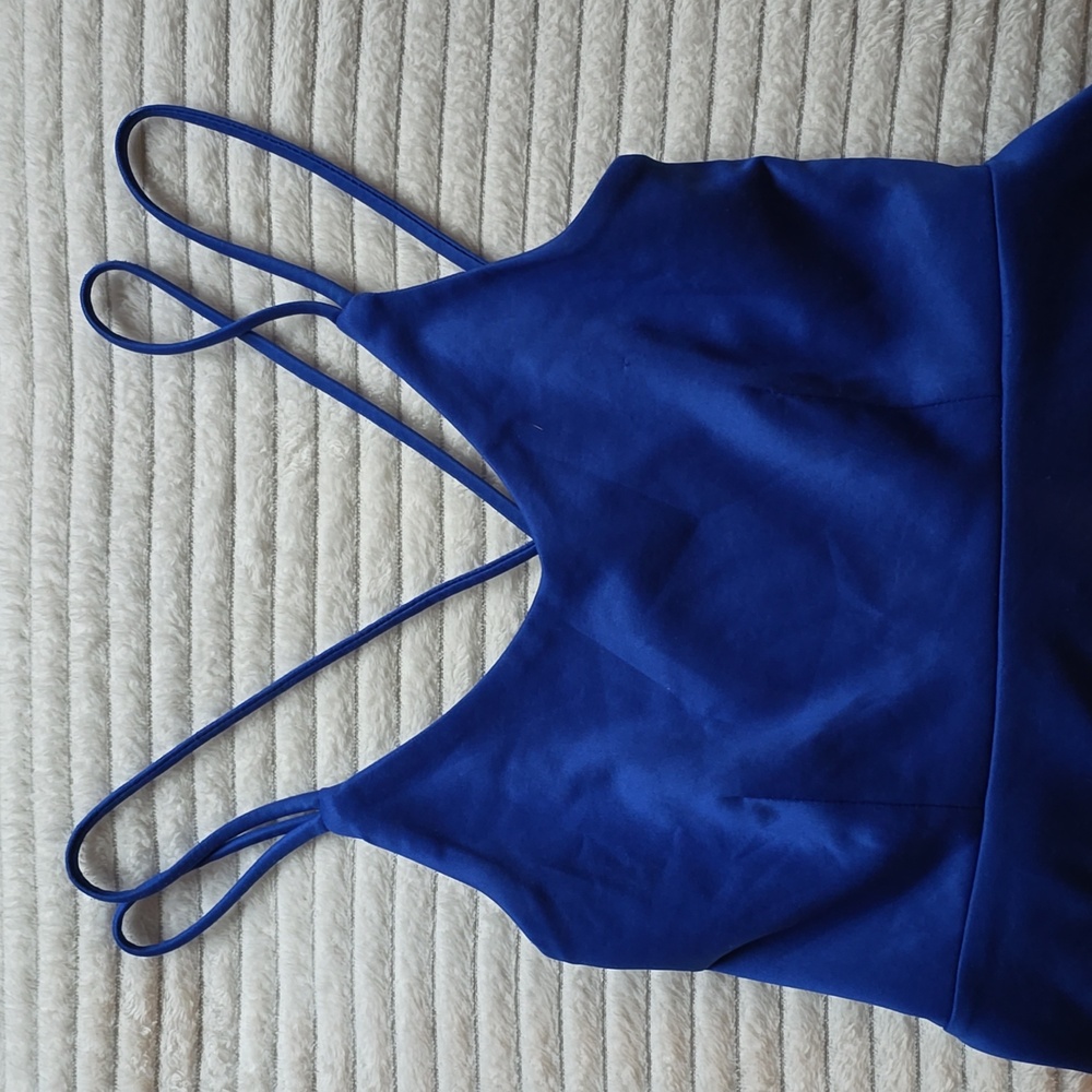 Electric Blue mini dress - Petite